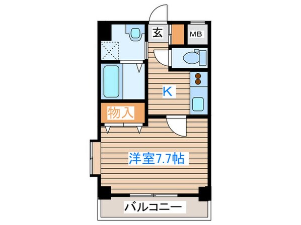 プログレ若林の物件間取画像